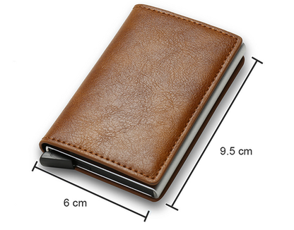 Slim anti-theft wallet